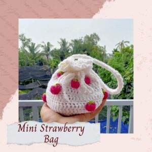 Mini Strawberry Bag/Pouch